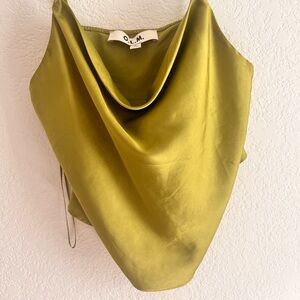 A green top from O.L.M women’s tops